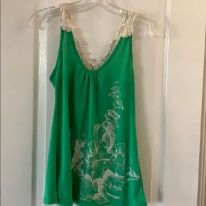 Green Charlotte Russe tank